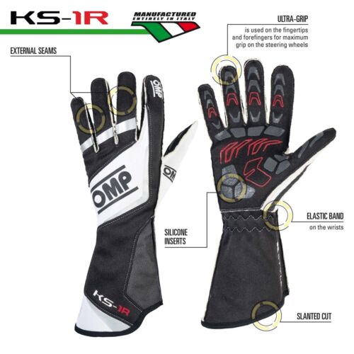 OMP KS-1R Guanto Kart Gloves
