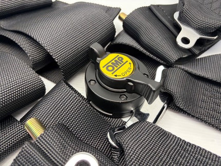 OMP First 3'' Saloon 6 Point Black RaceFIA 8853-2016 Approved Motorsport Harness