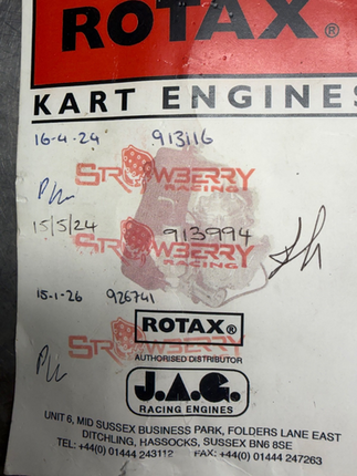 Used Rotax Max Evo Senior Engine