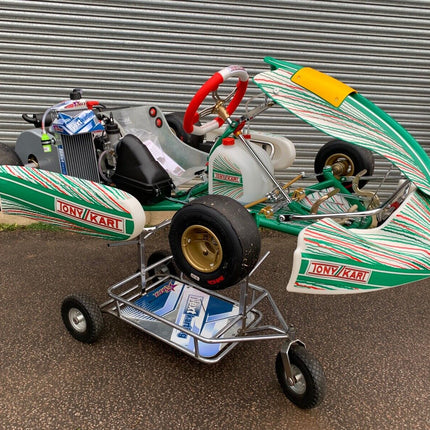 TONY KART RACER 401 RR ROTAX EVO KART COMPLETE USED CHASSIS + NEW ENGINE